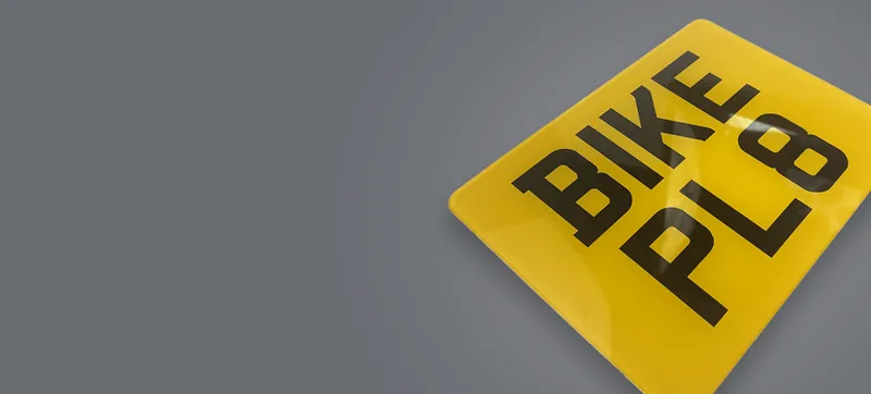 Motorbike Number Plates Mobile Banner