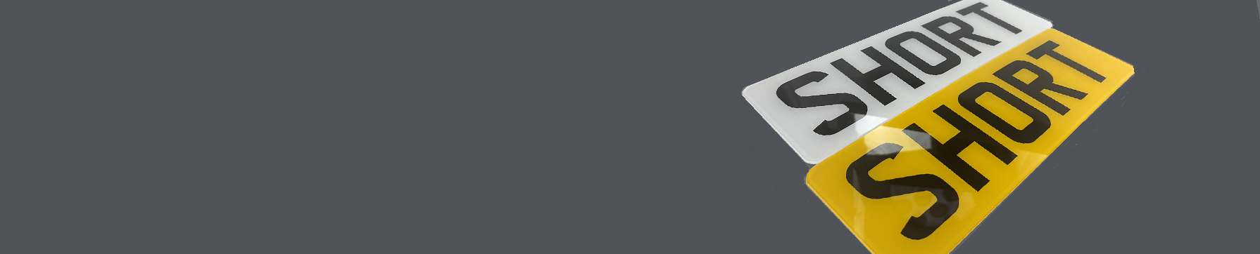 Short Number Plates Banner