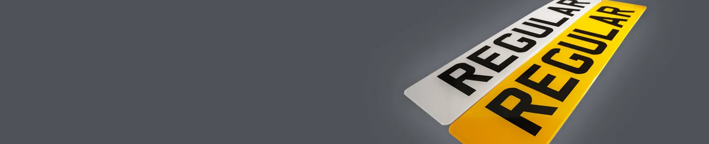 Premium Number Plates Banner